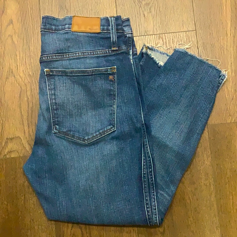 Madewell petite 10” high rise skinny jeans